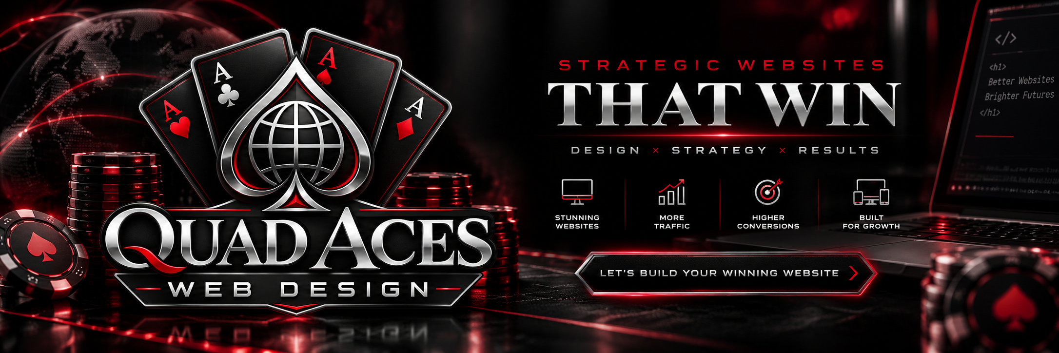 Quad Aces Web Design — strategic websites that win