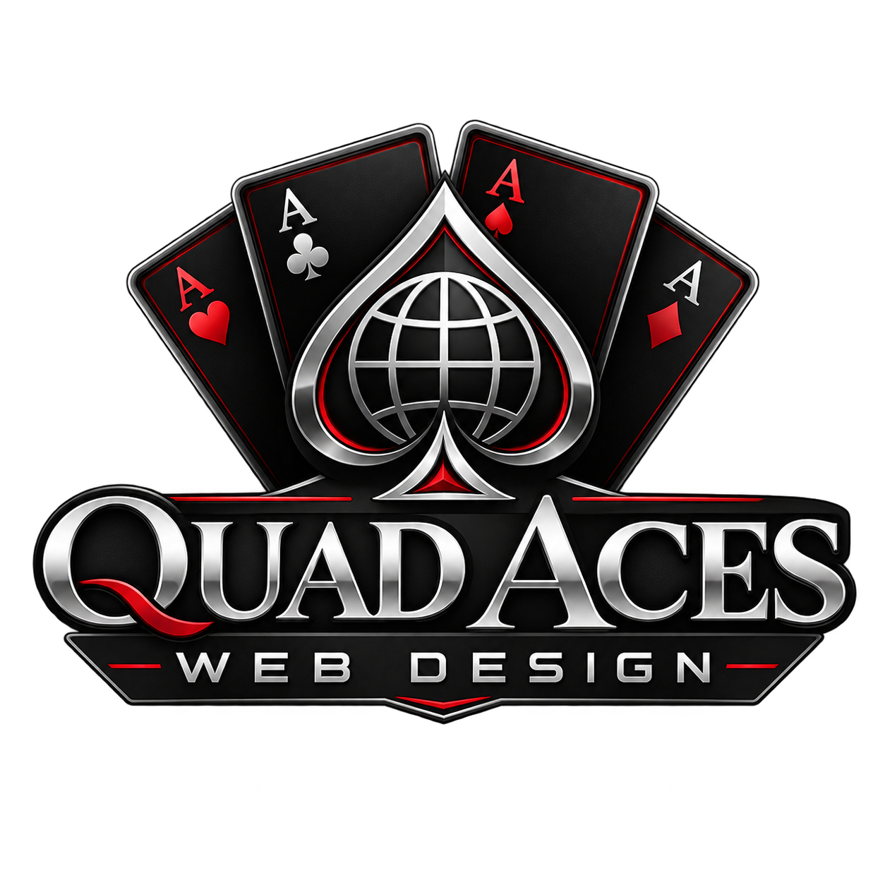 Quad Aces Web Design logo